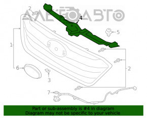 Capota de blocare a capotei Subaru Outback 20- nouă originală OEM