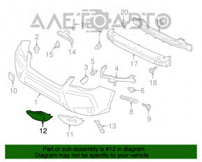 Обрамление птф левое Subaru Forester 14-18 SJ 2.0 OEM