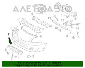 Grila bara fata dreapta Subaru B10 Tribeca