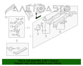 Буксировочный крюк Subaru Outback 20-