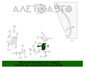 Blocare portbagaj Mitsubishi Outlander 14-20 electric.