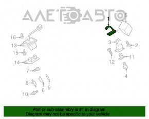 Butonul portbagajului Mitsubishi Outlander Sport ASX 10-