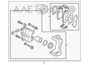 Suport dreapta față Hyundai Tucson 16-17