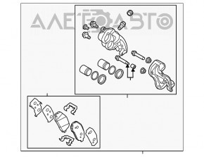 Suportul din față dreapta pentru Hyundai Santa Fe 19-20 AWD