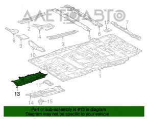 Protecție pentru podea dreapta Toyota Sienna 11-20