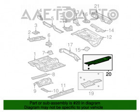 Protecție prag dreapta Toyota Prius 2004-2009