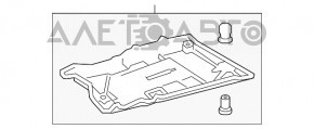 Protecție de fund frontal dreapta pentru Lexus CT200h 11-17