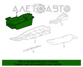 Protecție pentru bara spate dreapta Toyota Rav4 16-18 hibrid