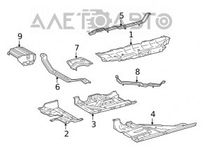 Protecție pentru podea dreapta Lexus RX350 RX450h 16-22