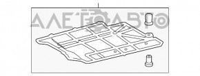Защита днища задняя правая Lexus CT200h 11-17 надрыв