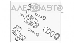 Suportul frontal stânga Hyundai Veloster 12-17