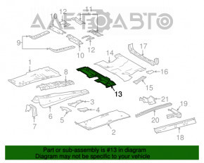 Protecție podea stânga Lexus NX200t NX300 NX300h 15-21