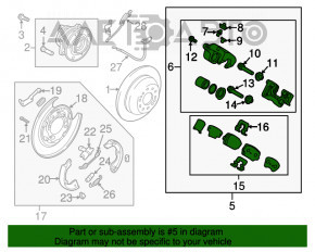 Suport spate dreapta Hyundai Santa FE Sport 17-18, AWD.