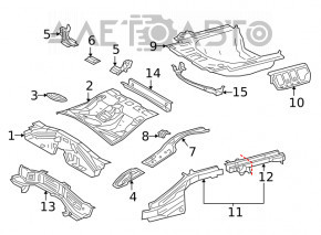 Capacul portbagajului Toyota Camry v70 18-