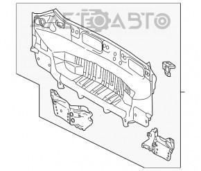 Задняя панель Lexus NX200t NX300 NX300h 15-21