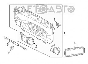 Задняя панель Lexus NX200t NX300 NX300h 15-21