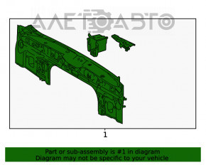 Panoul din spate al Toyota Highlander 20-