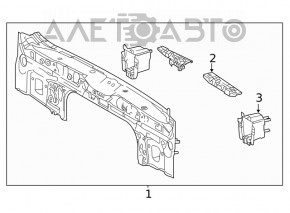 Panoul din spate al Toyota Highlander 20-