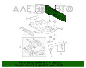 Корыто багажника Toyota Prius 20 04-09