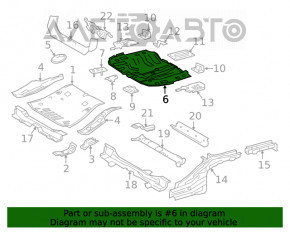 Capacul portbagajului Toyota Prius 50 16- alb, rupt.