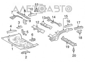 Корыто багажника Lexus NX200t NX300 NX300h 15-21