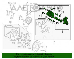 Suport spate dreapta Hyundai Tucson 16-18 awd