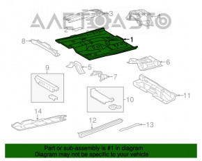 Корыто багажника Toyota Camry v50 12-14 usa OEM