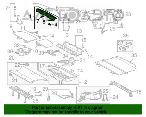 Capac portbagaj Lexus RX300 RX330 RX350 RX400h 04-09 gri