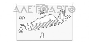 Защита днища задняя левая Lexus ES300h ES350 13-18 надрыв