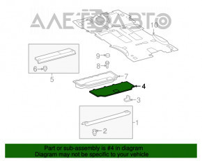 Capac portbagaj spate gri pentru Toyota Sequoia 08-16, pentru curățare.