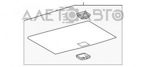 Пол багажника Lexus CT200h 11-17