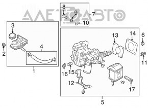 Cilindrul principal de frână complet cu ABS pentru Kia Niro 17-19 HEV fără adaptiv.