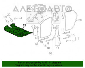 Set de covorașe pentru interiorul mașinii Lexus RX300 RX330 RX350 RX400h 04-09 bej, subțiri