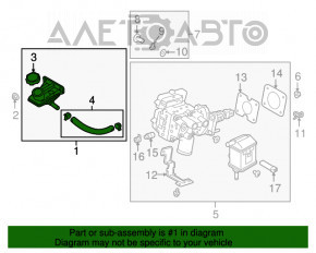 Rezervorul de combustibil Kia Niro 17-22 HEV, PHEV