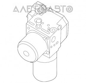 Amplificator de frână pentru Kia Optima 11-13 hibrid.