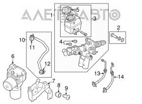 Тормозной усилитель brake booster Kia Optima 11-13 hybrid