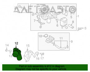 Amplificator de frână Kia Niro 17-22 HEV, PHEV