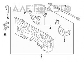 Suport cric Lexus CT200h 11-17