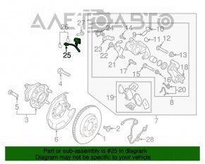 Furtun frână spate stânga Hyundai Elantra AD 17-20