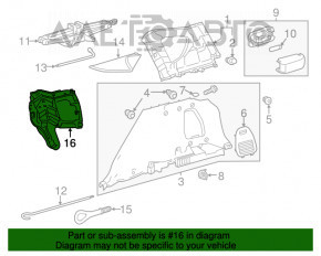 Suport pentru cric Toyota Rav4 13-18