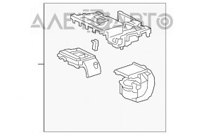 Накладка шифтера КПП Lexus ES300h ES350 13-18 черн