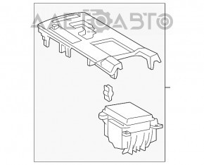 Capacul consolei centrale Lexus IS 14-20