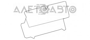 Ducte de aer spate negre pentru Lexus ES350 07-12