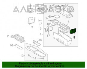 Дефлекторы обдува задние Lexus RX300 RX330 RX350 RX400h 04-09 серые