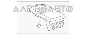 Подлокотник Lexus ES300h ES350 13-18 кожа,беж