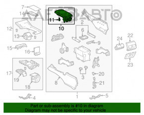 Подлокотник Lexus ES300h ES350 13-18 кожа,беж