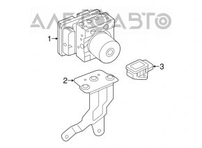 ABS ABS Kia Forte 4d 17-18 restilizat 58900-A0200