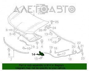 Capota cu senzor pentru Mitsubishi Outlander 14-21