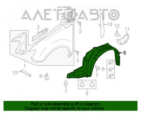 Captuseala aripa fata stanga Subaru b10 Tribeca noua originala OEM