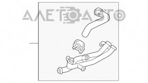 Radiator de răcire VW Passat b7 12-15 SUA 1.8T